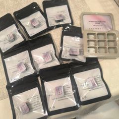 Brand New 9-Color Solid Glitter Nail Gel Palette Set