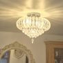 Cieling mounteted 5 Lamp Chandelier Image 3