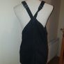 Topshop black denim pinafore uk10 Image 2