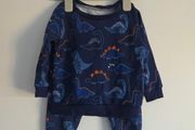 12-18m, Dunnes Blue Dinosaur Tracksuit Set