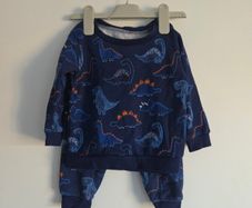 12-18m, Dunnes Blue Dinosaur Tracksuit Set