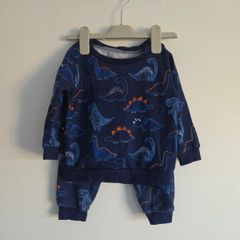 12-18m, Dunnes Blue Dinosaur Tracksuit Set