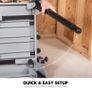 Chop Saw Stand Universal Fitting (AKA Chop Saw Table, Saw Bench) - Height Adjustable - 3M Extendable Arms & Supports Up To 225 kg - Highly Portable with Telescopic Folding Legs (FREE POSTAGE) Image 2