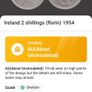 Ireland Excellent 1954 Florin 2s coin Image 3