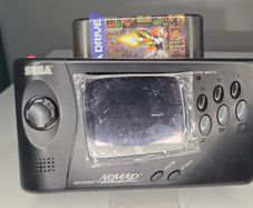 Sega Genesis Nomad with Flash Cart