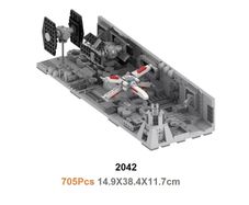 Star Wars Death Star Trench Run Chase Lego Compatible