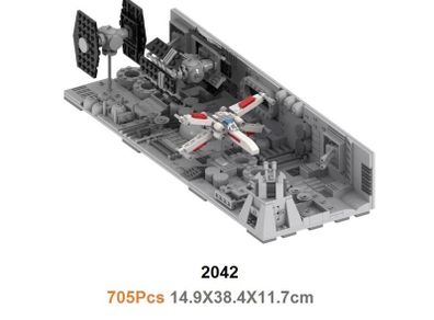 Star Wars Death Star Trench Run Chase Lego Compatible