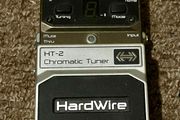 hardwire chromatic tuner guitar pedal