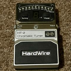 hardwire chromatic tuner guitar pedal