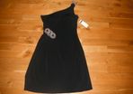 BNWT Black dress, Jackie Jon New York One shoulder dress