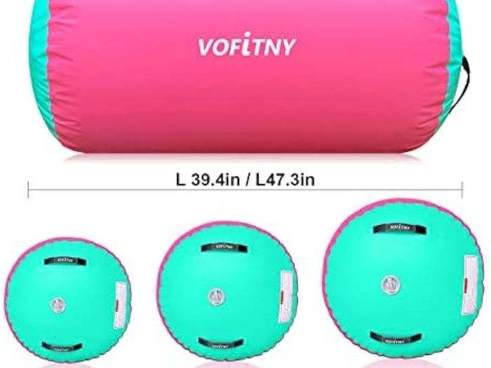 Gymnastics Tumbling Equipment Air Barrel Inflatable Octagon Tumbler Roller Back-bend Trainer Chearleeding Mat Without Pump