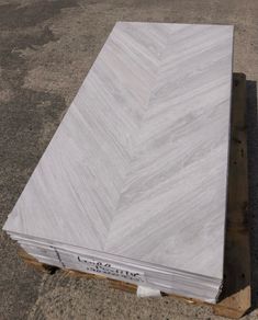 19 sq mtrs Grey chevron porcelain tile