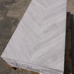 19 sq mtrs Grey chevron porcelain tile