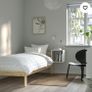 ikea single NEIDEN pine bed Image 5