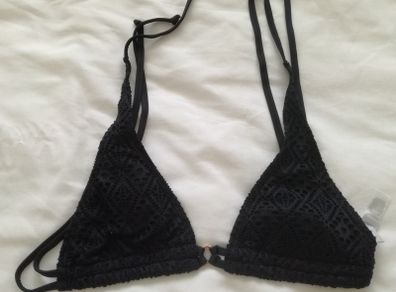 Primark Black Lace Swimming bra size UK 8