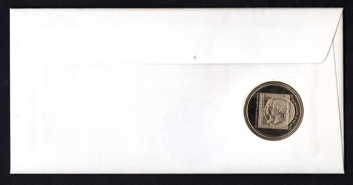 1995 Great Britain William Wyon Bicentenary Philatelic Numismatic Cover (PNC) Cover including Bicentenary Medal and Definitive Stamps