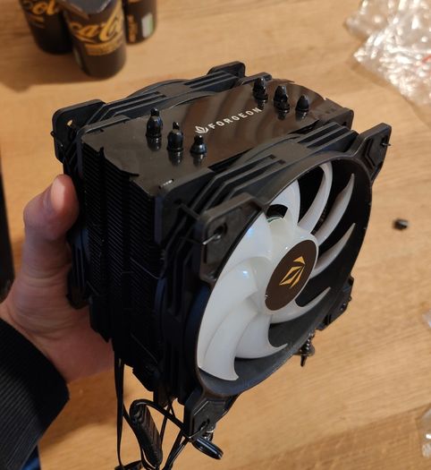 Forgeon Air Solarian 5 Pipes 2x120mm ARGB CPU Cooler Black