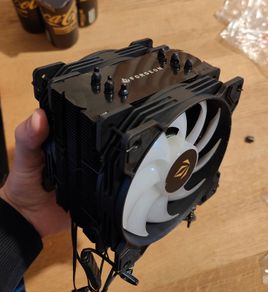 Forgeon Air Solarian 5 Pipes 2x120mm ARGB CPU Cooler Black