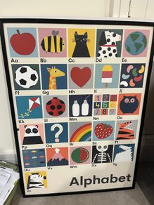 Lorna Freytag alphabet framed print