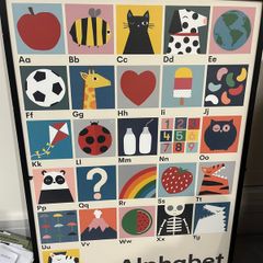 Lorna Freytag alphabet framed print