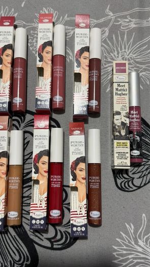 The balm lipglosses new
