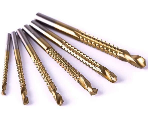 6pcs HSS Milling Drill Bits Set