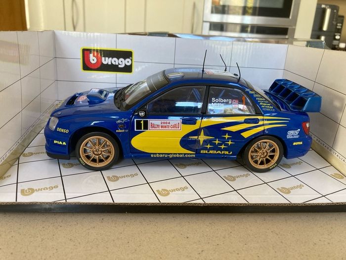 Subaru Impreza Rally Solberg Mills Scale 1/18 Burago
