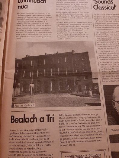 Vintage Gaeilge newspaper 1991