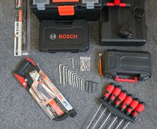 Various tools & carry box