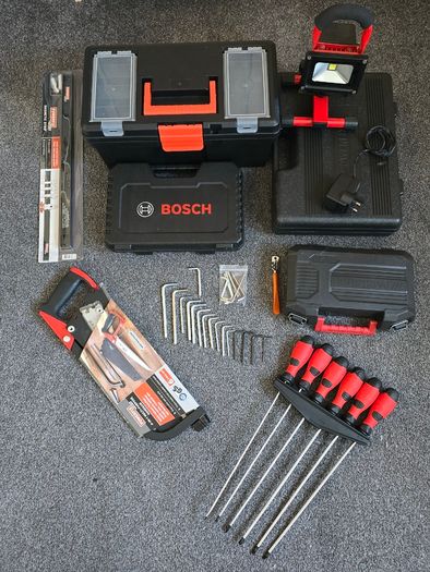 Various tools & carry box