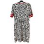Jane Lushka Animal Print Midi Dress Size UK12 Drawstring Waist Image 2