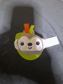 baby monkey wrist rattle /teether