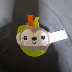 baby monkey wrist rattle /teether