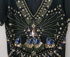 Black Sequin Mini Dress Size 20