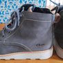 Clarks grey leather boots  size 2 Image 4
