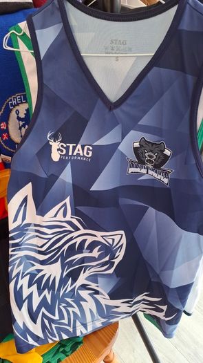 Dublin Wolves Tag Rugby Union Jersey Vest (Adult Small) FREE POST