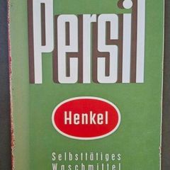 Vintage Style  Metal Sign, PERSIL, german retro advertisement.