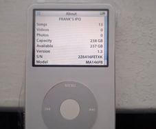 Apple Ipod Classic 5th Gen. Modded 256GB