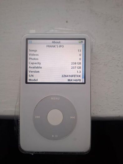 Apple Ipod Classic 5th Gen. Modded 256GB