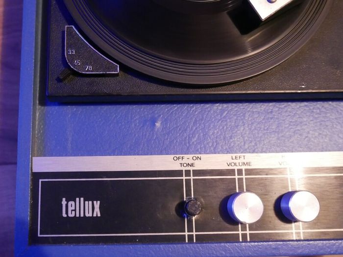 Tellux Audic Three vintage record player