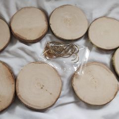 8 Sycamore Blanks with Hangers (25333)
