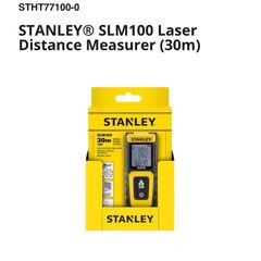 Stanley Laser Distance Measurer SLM100 (30m)