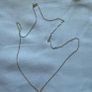 9k/375 Hallmarked gold chain & DIAMOND pendant 21 yr. Image 4