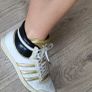 ADIDAS Unisex Sleek Series High Top Trainers Sz 7UK (Fit 6.5-7UK) Image 2
