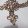a vintage gold colour penden Image 4