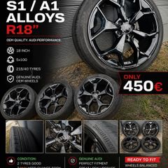 Audi S1 A1 Alloys R18 5x100