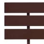 Bed Frame Dark Brown Solid Pine Wood 120x200 cm Image 5
