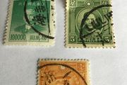 3 Old China stamps