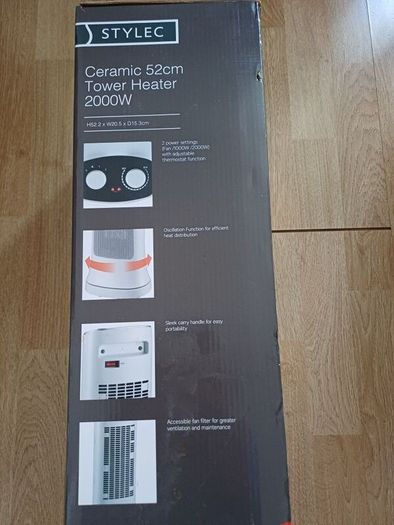 Ceramic tower heater
