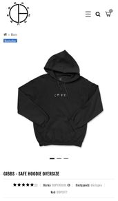 DOPEHOUSE Gibbs Hoodie Black Unisex L Made in Poland